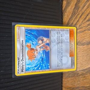 Misty's Determination Hidden Fates 2019 62/68 Reverse Holo Near Mint Pokemon TCG